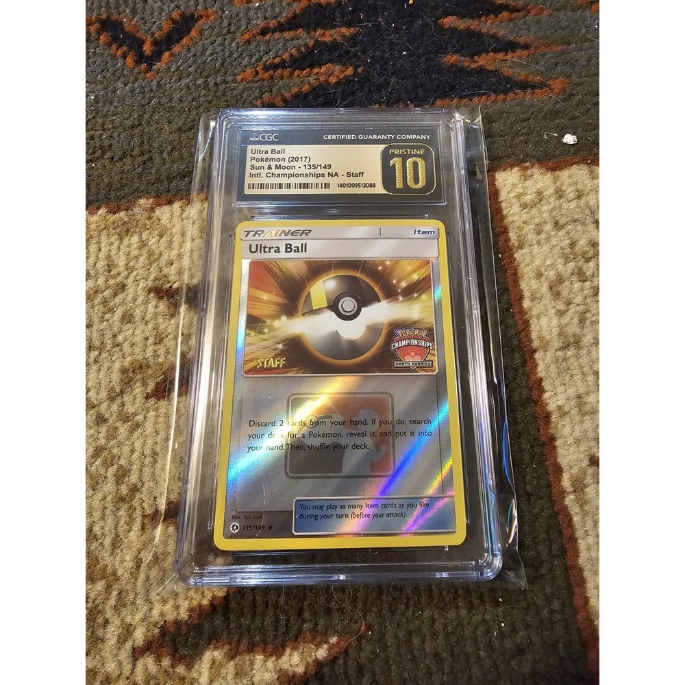 Ultra Ball Pokémon 2017 Sun & Moon 135/149 International Championships NA Staff‎